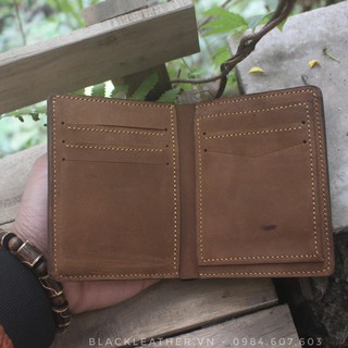 Ví da bò handmade classic - vs03