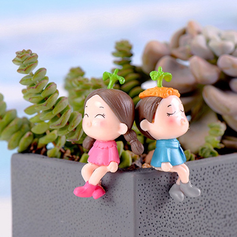 Set 2 Mô Hình Cây Đậu Giả Trang Trí Sân Vườn