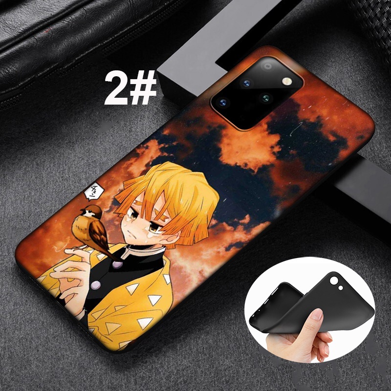 Ốp Điện Thoại Dẻo Họa Tiết Hoạt Hình Demon Slayer Zenitsu Cho Samsung Galaxy A11 A12 A22 A32 M21 M30s J4 Core A82 A9 GA50