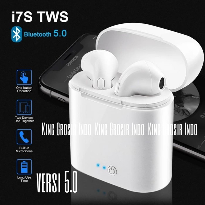 Tai nghe bluetooth không dây I7 TWS cho iphone 7 8 / i7s android