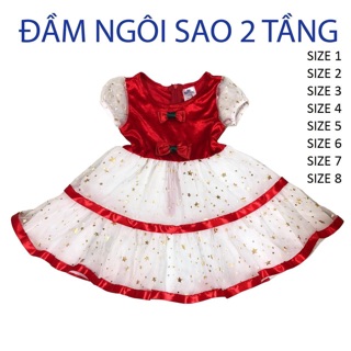 Đầm noel cho bé gái đủ size