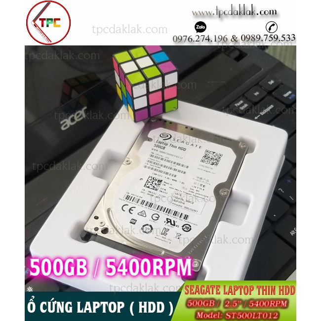 Ổ cứng Laptop - HDD Seagate 500GB 2.5" Sata 3 5400RPM ST500LT012 | HDD 2.5" 500GB
