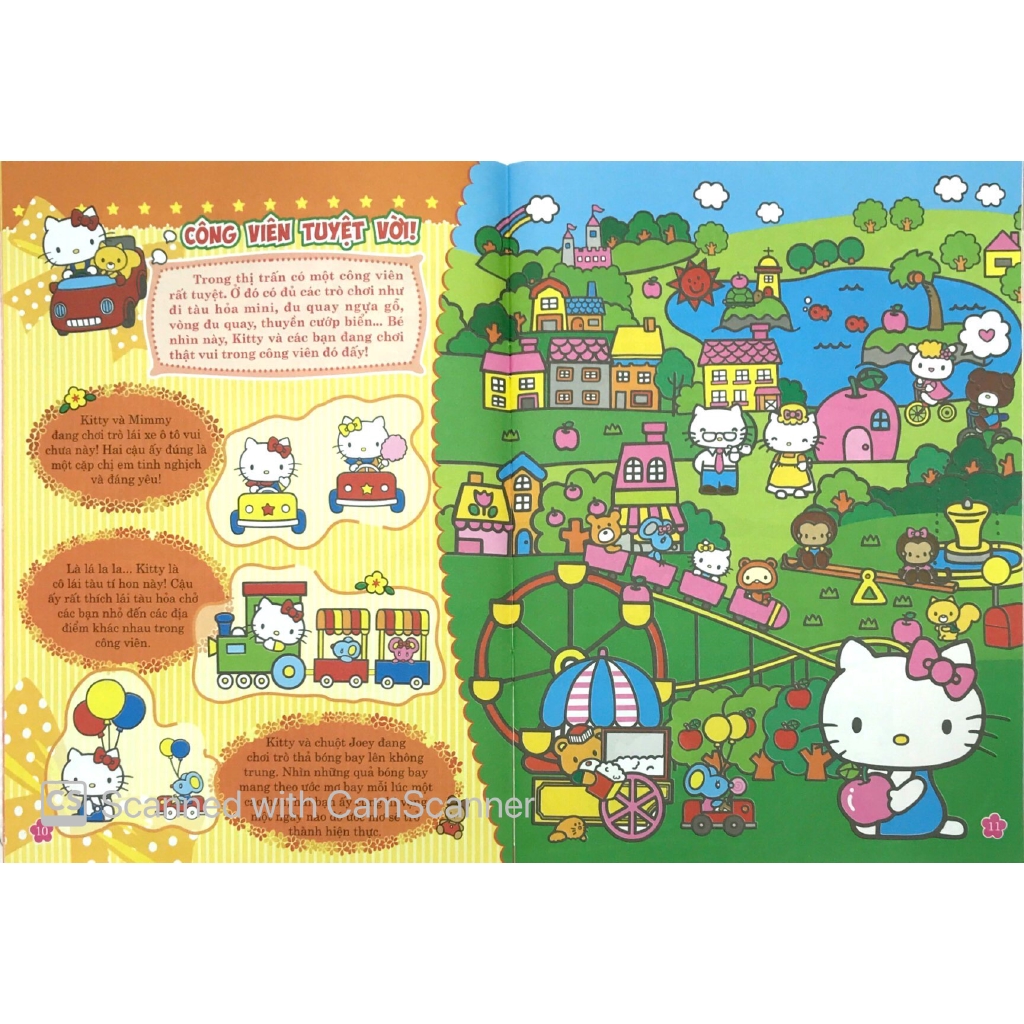 Sách - Hello Kitty - Bộ Sưu Tập 1000 Đề Can - Cuộc Sống Diệu Kì