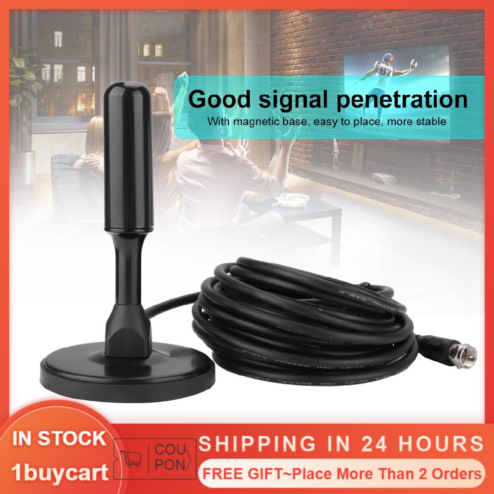 [1BUY]Ăng ten TV kỹ thuật số không dây với giá đỡ nam châm