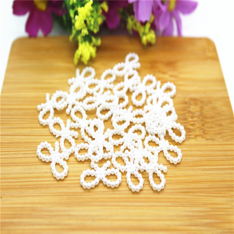 1.9 *1mm centre nơ nhựa abs xinh yêu phụ liệu handmade (túi 10 cái)