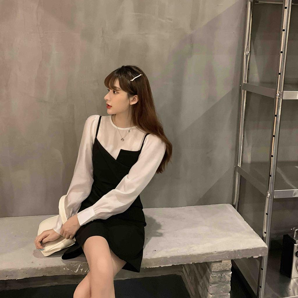 Xiaozhainv Bộ áo kiểu và váy thời trang phong cách Hàn Quốc dành cho nữ | BigBuy360 - bigbuy360.vn