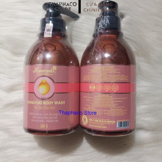 Sữa Tắm Hanayuki Body Wash Chai 500gr Date 2023