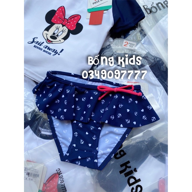 Đồ Bơi Bé Gái Minnie Tay Navy FOX