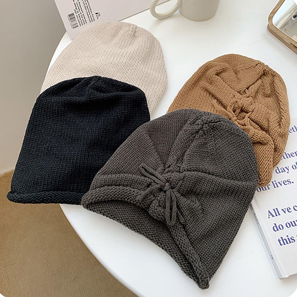 Mũ Len Trùm Đầu Giữ Ấm Màu Sắc Đơn Giản Cho Nam Nữ
