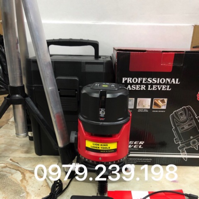 Máy đánh thăng bằng sử dụng bằng tia laser màu đỏ