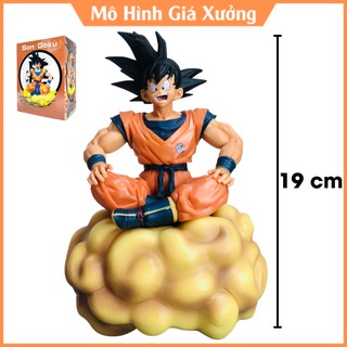 Mô Hình Son Goku Dragon Ball  - Cao 19cm Cưỡi Mây Cân Đẩu Vân Trong 7 Viên Ngọc Rồng - Figure Dragonball