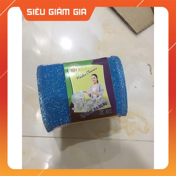 Cước chùi rửa xanh cọ chén bát xoong nồi vệ sinh nhà bếp nhà tắm