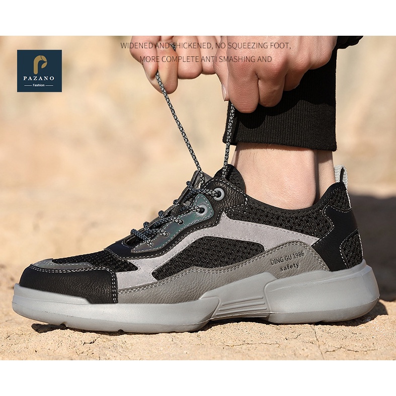 Giày Bảo Hộ Lao Động Kanto 638 Siêu Nhẹ, Mũi Thép, Đế Chống Đinh, Đế Đúc Nguyên Khối, Giày Bảo Hộ Nam [Có Video Thực Tế] | BigBuy360 - bigbuy360.vn