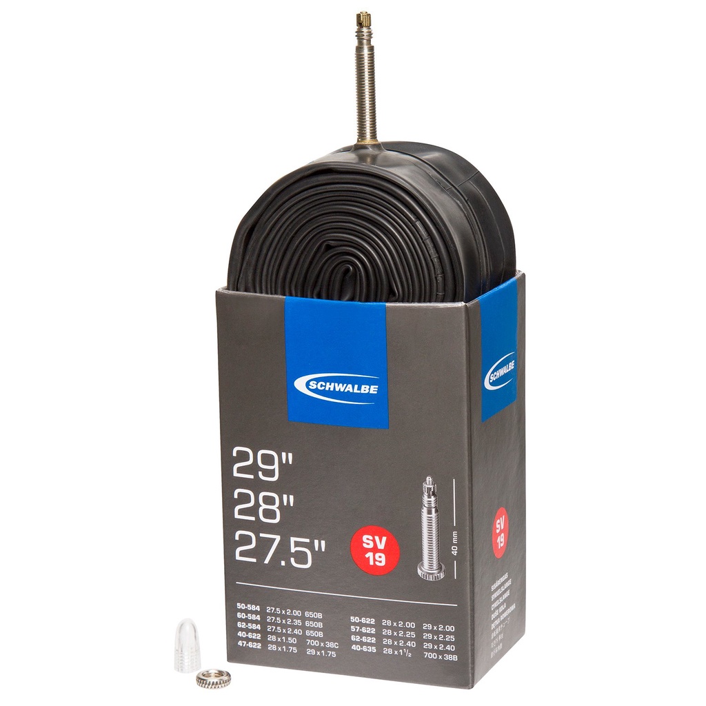 Ruột/săm xe đạp Schwalbe 27.5/28/29 size 27.5/28/29 x 2.0/2.4 van AV-FV