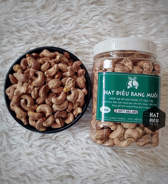 500GRAM ĐIỀU RANG MUỐI NGUYÊN HẠT (700-750HẠT/KG) | BigBuy360 - bigbuy360.vn