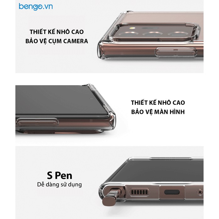Ốp lưng chống sốc Samsung Galaxy Note 20 Ultra Ringke Fusion