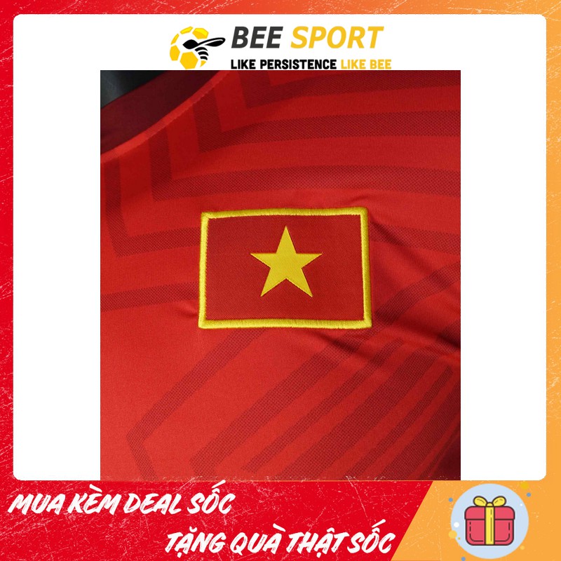 Áo đội tuyển Việt Nam - Áo bóng đá chất liệu thun lạnh cao cấp, thoáng mát, thấm hút, bền màu