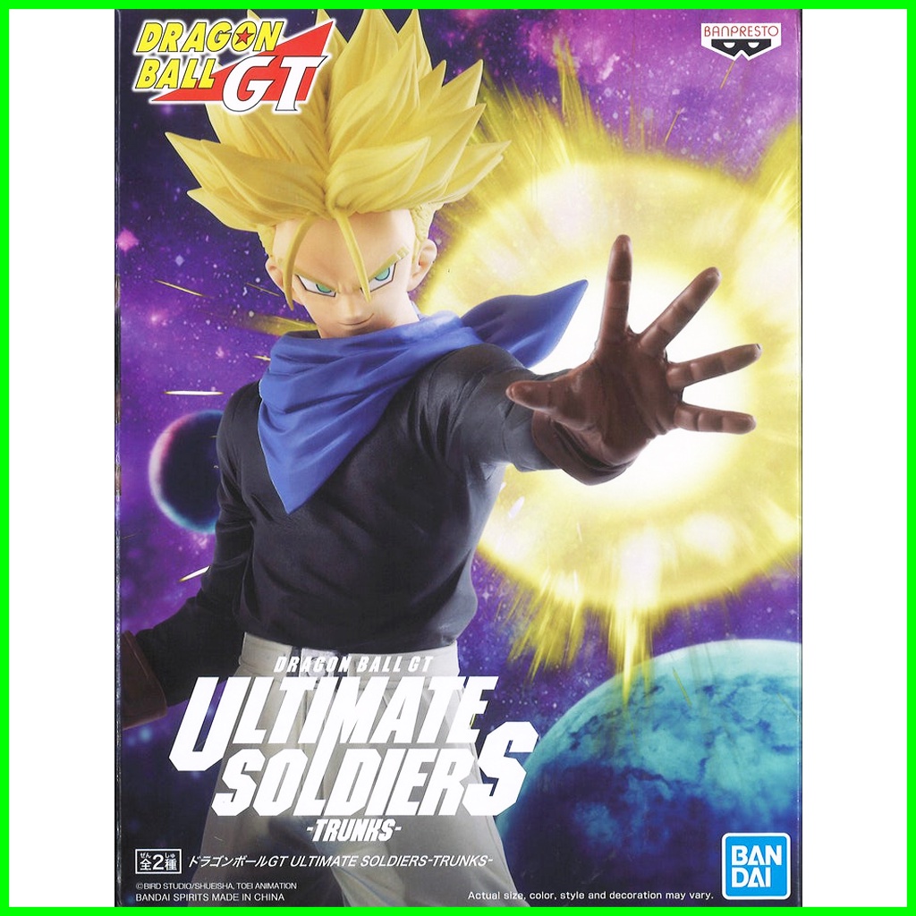Mô hình dragon ball nhân vật Trunks 19cm chính hãng bandai Trunks ultimate soldiers B