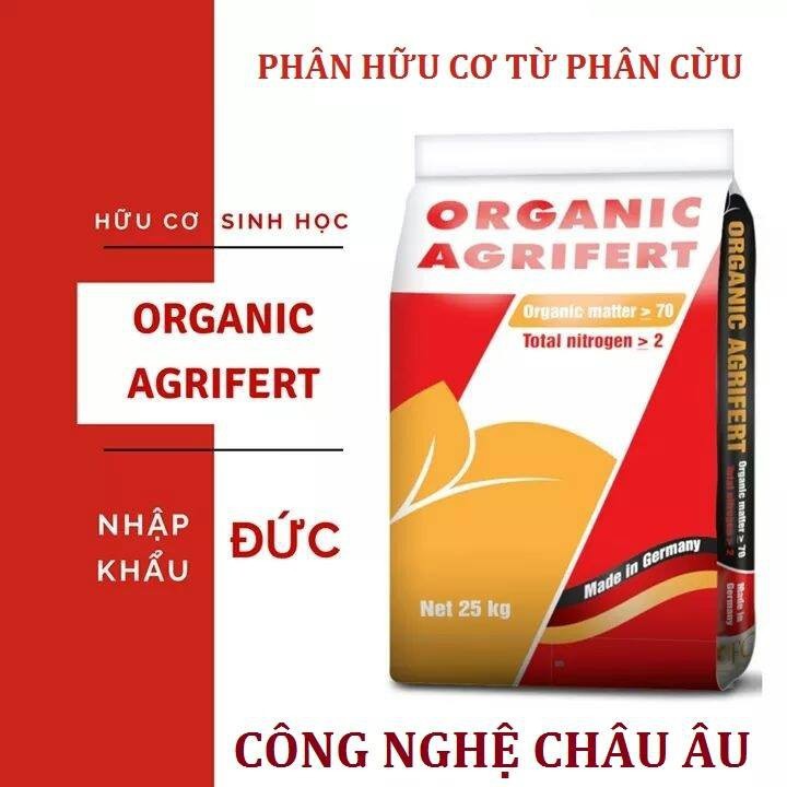 500g Phân gà hữu cơ ORGANIC AGRIFERT viên nén nhập Đức - dùng cho Hoa Hồng, cây kiểng và rau màu