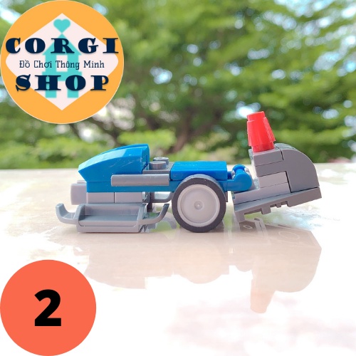 Đồ Chơi Lego Lắp Ghép Người máy Từ 10 Xe, Máy Bay Nhỏ, 10 Trong 1, Chất Liệu Nhựa ABS