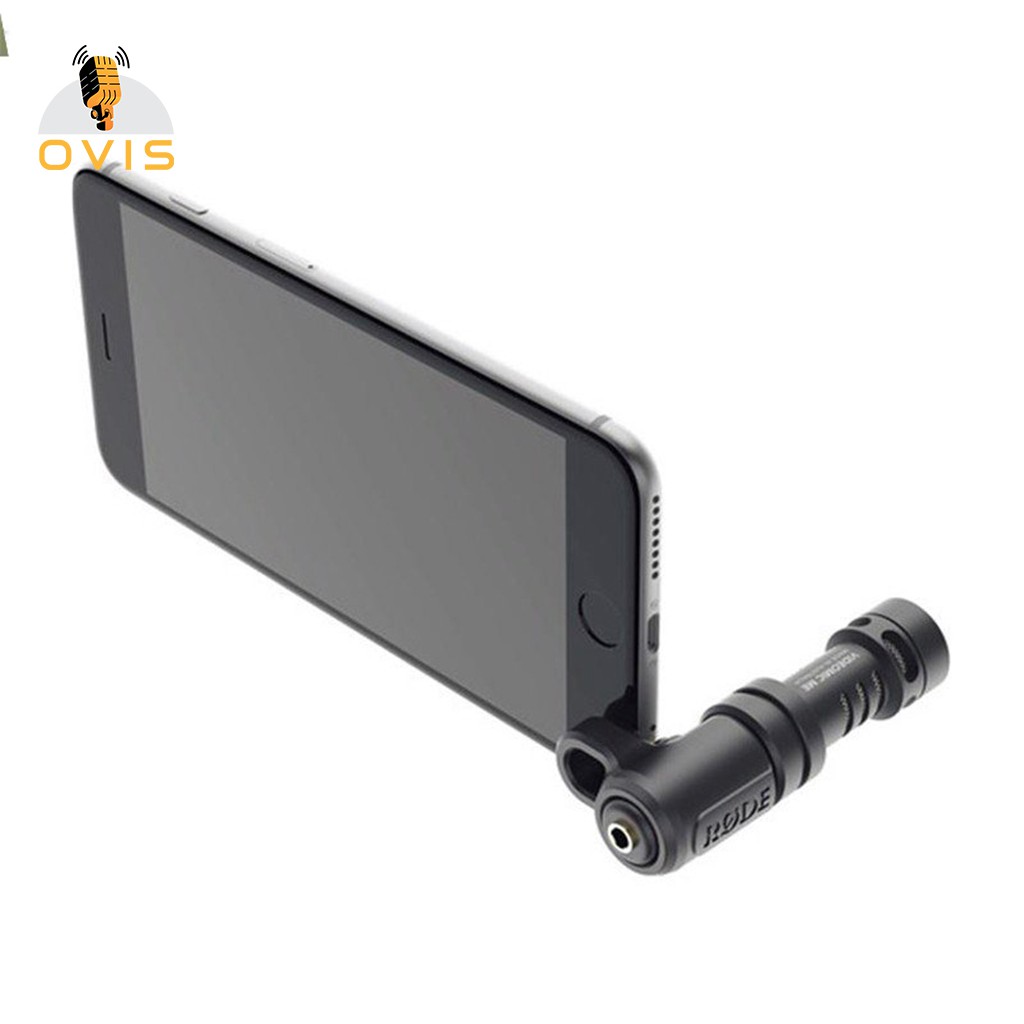 Rode Videomic ME | Micro Cho Điện Thoại Smartphone Giắc Cắm TRRS, Cổng Kiểm Âm Trực Tiếp, Hướng Thu Cardioid Lọc Tạp Âm