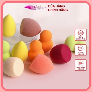 Siêu Mịn bông tán kem nền makeup - mút đánh phấn hồ lô trứng tròn