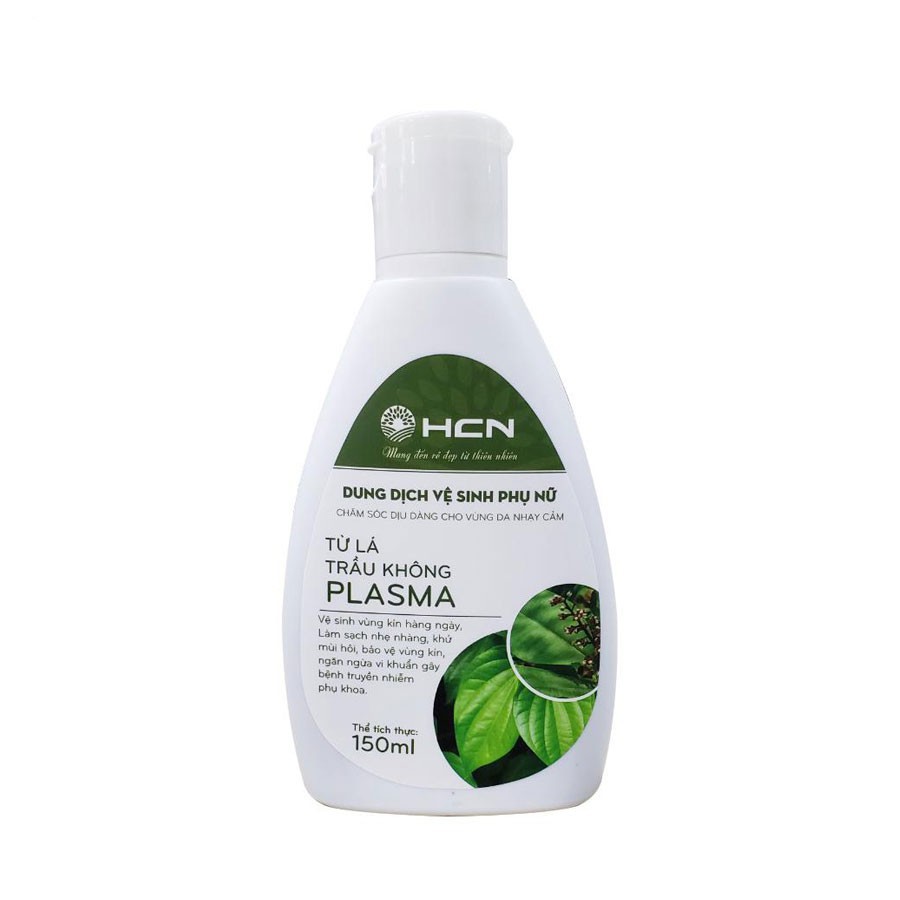 Dung dịch vệ sinh phụ nữ tinh chất lá trầu không PLASMA chai 150ml