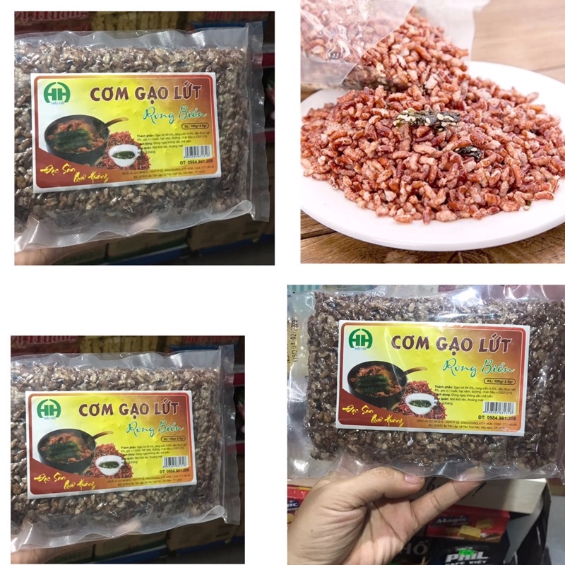 Cơm gạo lứt sấy rong biển Hải Hà