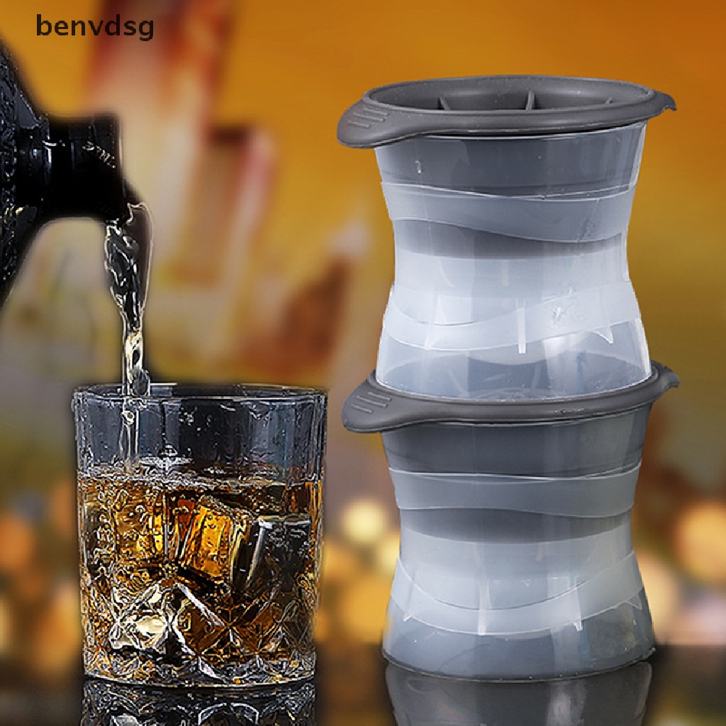 Khuôn silicone làm đá viên hình tròn DIY đẹp mắt