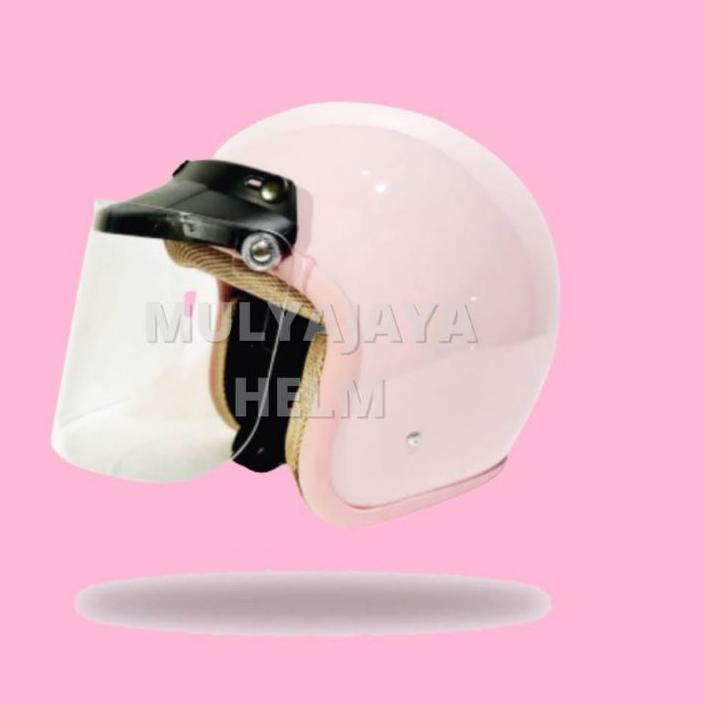 Mũ Bảo Hiểm Kèm Kính Bảo Hộ Lr32 Thời Trang Cho Nam Nữ