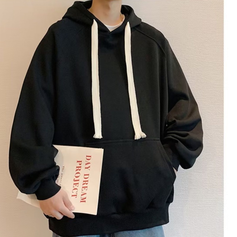 【Bảy màu】trơn áo hoodie nam nữ simple áo hoodie mũ hàn quốc áo khoác hoodie thời trang áo hoodie form rộng