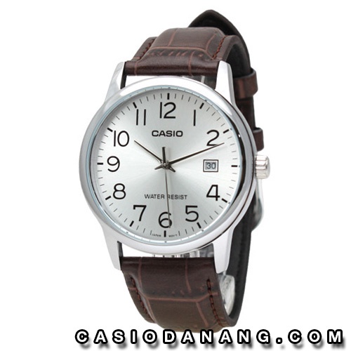 Đồng hồ nam dây da Casio Standard chính hãng Anh Khuê MTP-V002L-7B2UDF (37mm)