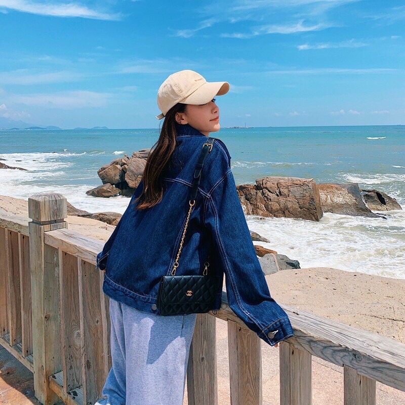 ÁO KHOÁC JEANS FORM RỘNG