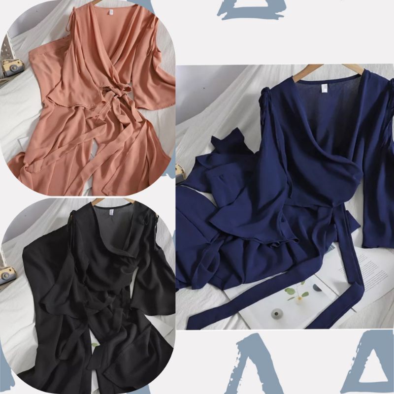 Bộ quần áo dài / quần dài / áo khoác / quần dài SABILA STELAN - NA / KECE / bộ đồ dài công sở / OUT cho nữ / ABG / bộ đồ nữ
