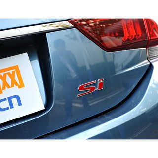 Miếng dán 3D chữ SI độ kia morning