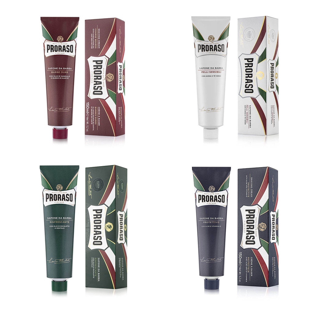Kem Cạo Râu Proraso Shaving Cream Tube  150ml
