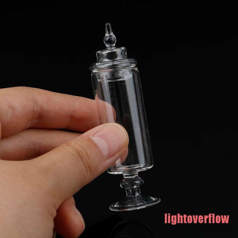 Lọ Thủy Tinh Đựng Kẹo Trang Trí Cho Nhà Búp Bê Tỉ Lệ 1 / 12