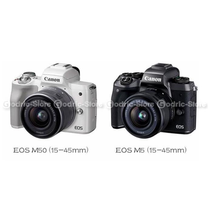 Túi Da Đựng Máy Ảnh Canon Eos M50 M5 15-45 mm Màu Đen