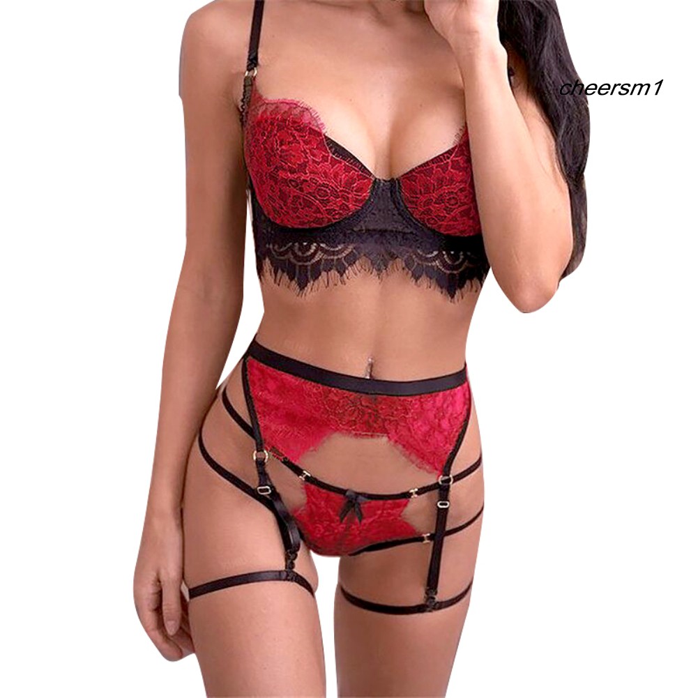 Set Đồ Lót Phối Ren Hoa Thiết Kế Quyến Rũ Cho Phái Nữ | BigBuy360 - bigbuy360.vn