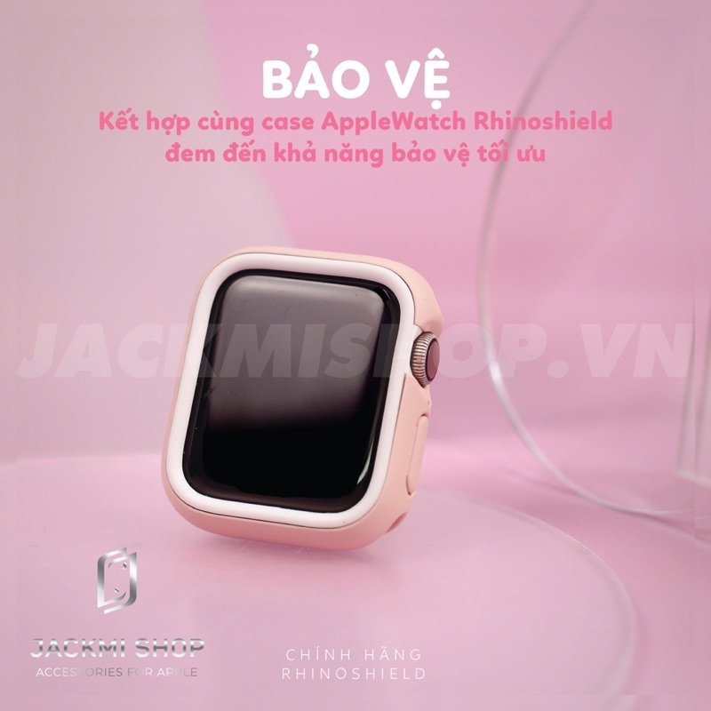 [COMBO 2 MÓN] DÂY DA BÊ EPSOM KHÓA BƯỚM CHO APPLE WATCH + ỐP VIỀN RHINOSHIELD CHO APPLE WATCH (DÂY DA BẢO HÀNH 1 NĂM)