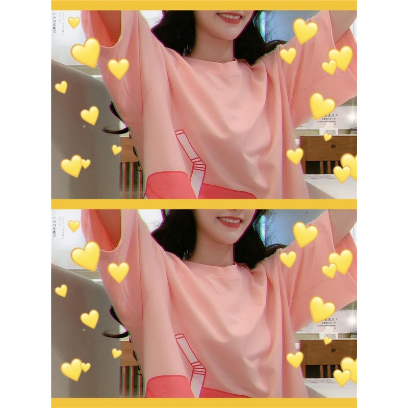 Áo Thun Tay Ngắn Dáng Rộng Phong Cách Harajuku Hàn Quốc Thời Trang Mùa Hè Cho Nữ