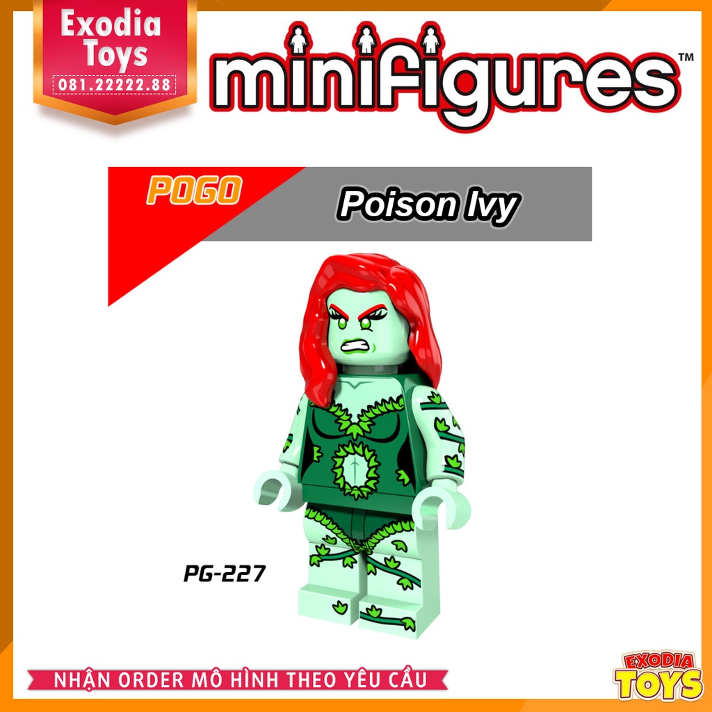 Xếp hình Minifigure nhân vật siêu anh hùng DC Comics và Marvel Comics - Đồ Chơi Lắp Ghép Sáng Tạo - POGO 8060