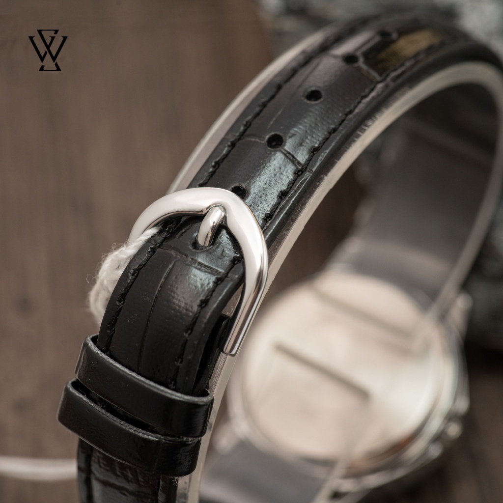 Đồng Hồ Quartz Nữ Casio WATCHSTORE LTP-V004L-7AUDF Thiết Kế Mặt Tròn Kính Khoáng 30mm, Dây Da, Vỏ Thép Không Gỉ