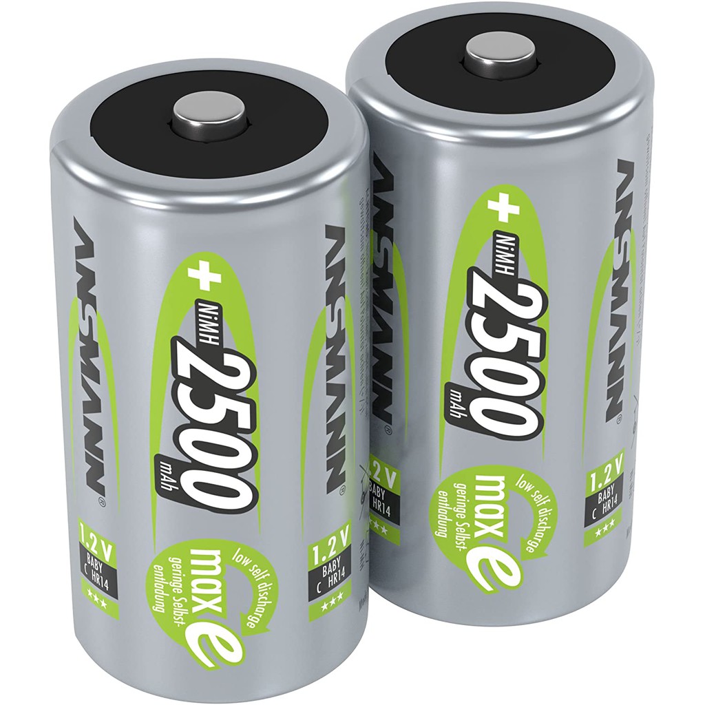 Pin sạc C-2500mAh Baby C Ansmann NiMH