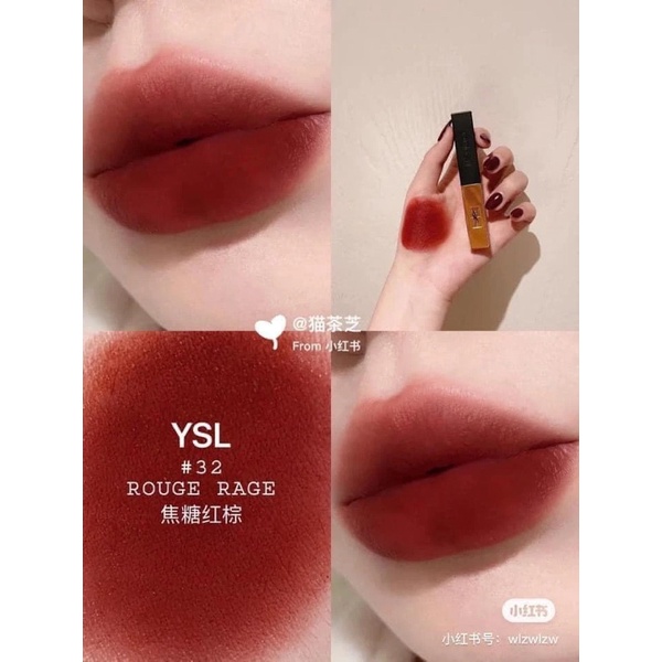 Son lì YSL Rouge Pur Couture the Slim 32, 33, 416