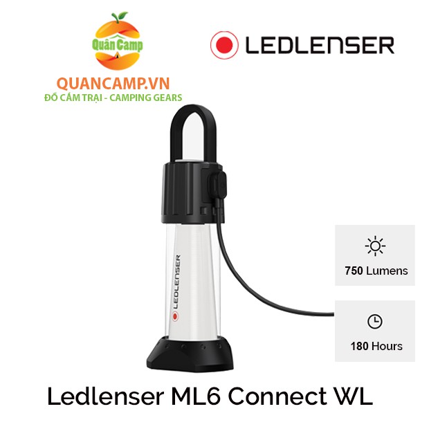 Đèn pin cắm trại Ledlenser ML6 connect Wireless (750 lumens)