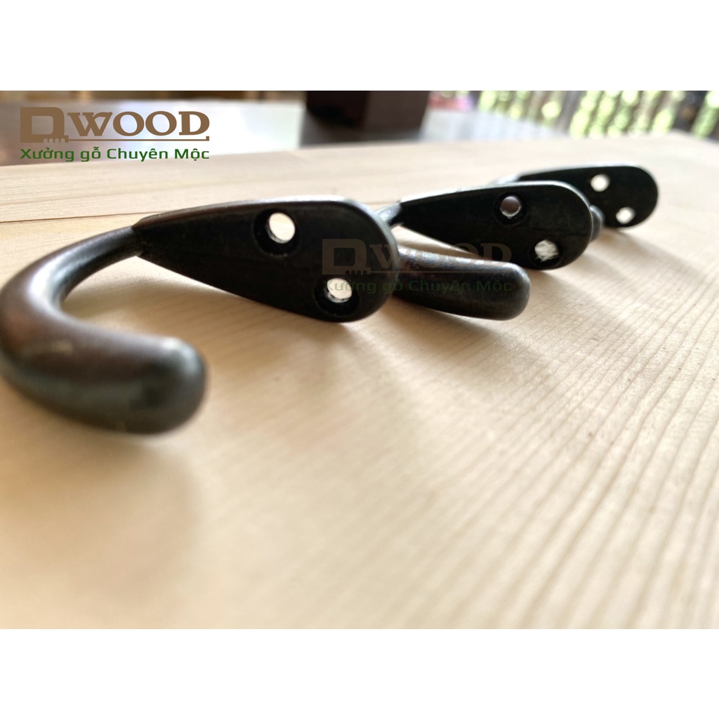 Móc treo đồ Dwood giả cổ màu cổ điển 40mm