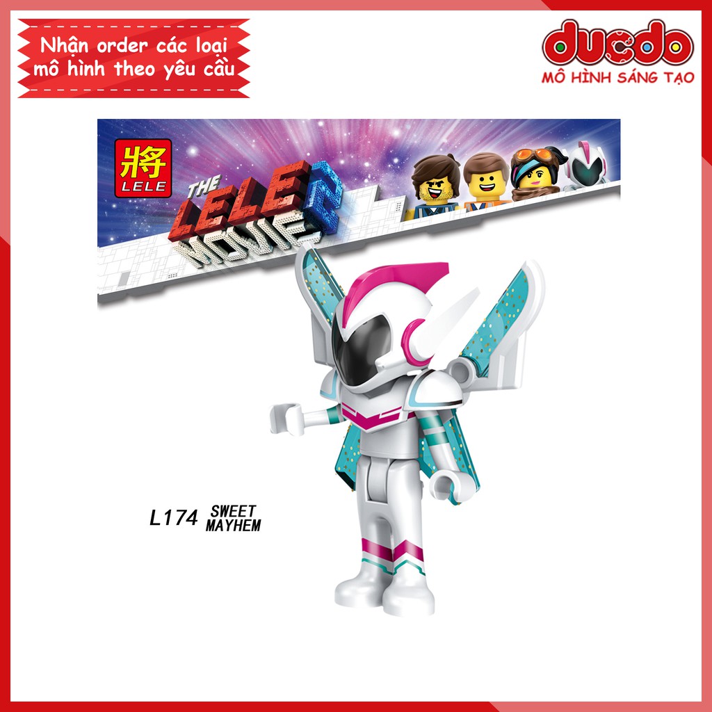 Minifigures các nhân vật trong Le.go Movie - Đồ chơi Lắp ghép Xếp hình Mini Mô hình LeLe L163-174