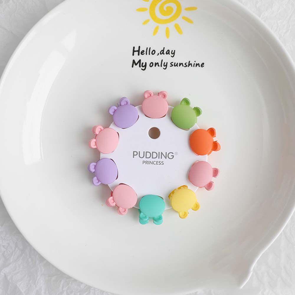Set Kẹp Tóc Nhỏ Màu Sắc Ngọt Ngào Phong Cách Hàn Quốc Cho Nữ
