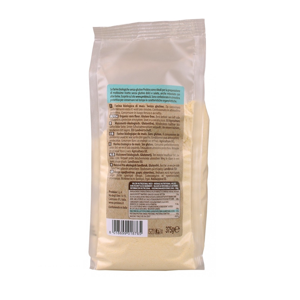 Bột bắp hữu cơ PROBIOS 375g - Organic Corn Flour - Hsd: 26/11/2022 - Nhà Hữu Cơ